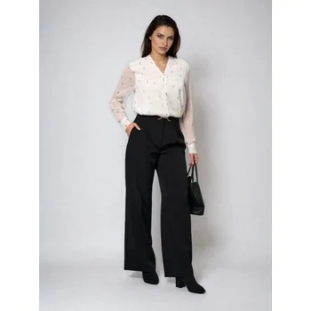 Dámské kalhoty Sinsay - Kalhoty wide leg - černá - 741FJ-99X - 741FJ-99X-XS