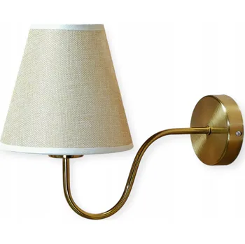 Nástěnné svítidlo Nástěnná lampa ASTORIA zlatá klasická stylová elegantní stínidlo E27