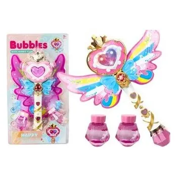 Hra na zahradu Maszynka do baniek mydlanych różdżka ze skrzydłami