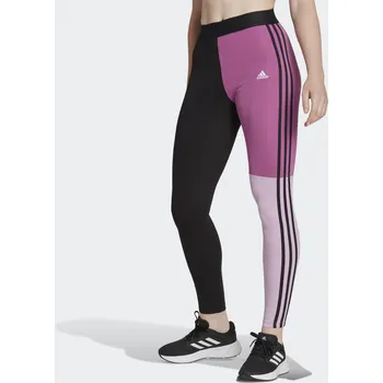 ADIDAS Legíny adidas černé střední pas dámské RŮŽOVÁ|ČERNÁ