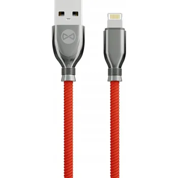 Datový kabel Kabel Forever USB - Apple Lightning 1 m červený