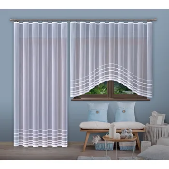 Záclona Hotová záclona Romana 200x250cm - řasící stuha 2,5cm