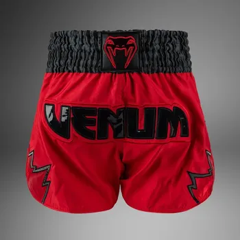Oblečení pro bojové sporty Thai trenýrky Venum Inferno - červeno/šedé M