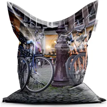 Sedací pytel Sablio Sedací vak Classic Městské kolo - 150x100 cm