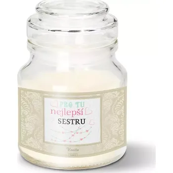 Svíčka Sablio Svíčka Pro tu nejlepší sestru - 120 g