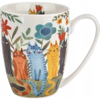 Hrnek Duo ZAHRADNÍ KOČKY porcelán 350 ml