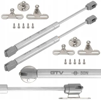 Plynový píst nábytkový zvedák pro horní skříňky 80N GTV 2 KUSY