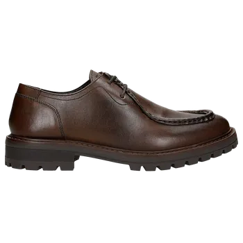 Pánské polobotky Pánské Kožené Polobotky S Výrazným Prošitím Na Svršku Wojas 1026452 40