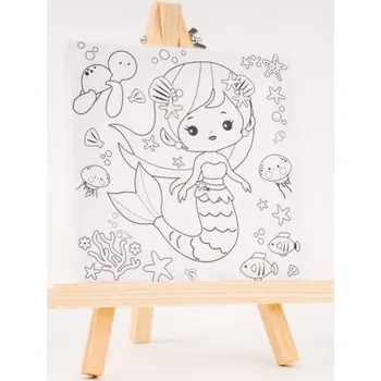 kreativní sada Plátno s předlohou - Mořská víla