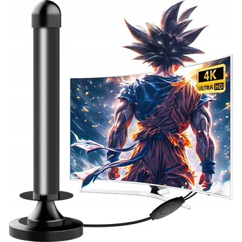 Televizní anténa Anténa DVB-T/DVB-T2 – pokojová anténa s velkým dosahem a příjmem 360° 4K 1080p