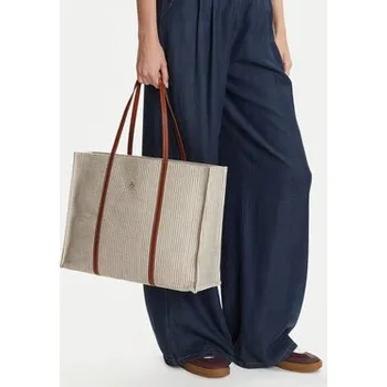 Kabelka Kabelka Tommy Hilfiger Th Premium Beach Le Tote AW0AW17418 Béžová OS