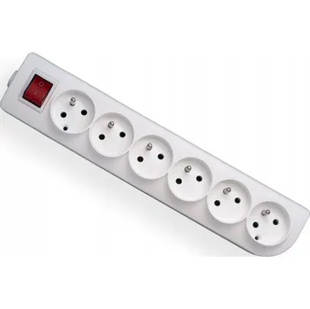 Elektrická zásuvka Elektrická Zásuvka přenosná podlahová Elgotech bílá