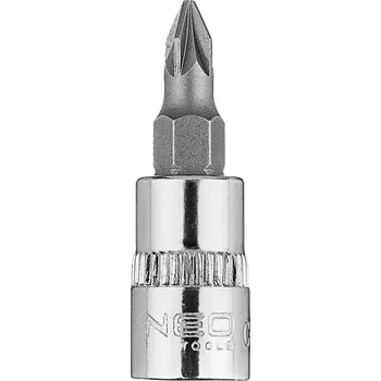 Vrták NEO TOOLS - ŠROUBOVACÍ BIT NA NÁSTRČCE 1/4'' - 37 MM PZ1