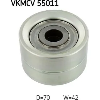 Vratná/vodicí kladka, klínový žebrový řemen SKF VKMCV 55011