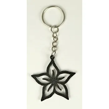 UNI Přívěsek na klíček květ Barva: černá