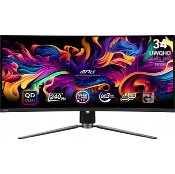 Monitor Monitor 34" MSI MPG 341CQPX QD-OLED | 3440x1440 (UWQHD) | 0,03 ms | 240 Hz