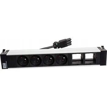 Elektrická zásuvka Elektrická Zásuvka s kabelem Bachmann, stříbrná