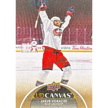 Sběratelská karetní hra insert karta JAKUB VORÁČEK 21-22 UD Ser. Extended Canvas číslo C294