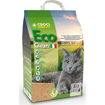 Podestýlka pro kočku Rostlinné stelivo ECO clean 6 l