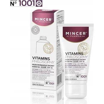 Pleťový krém Hydratační krém na obličej Mincer Pharma SPF 15 pro denní použití 50 ml