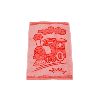Dětský ručník, mašinka červená
