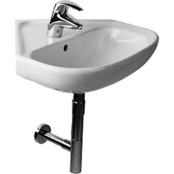 Umyvadlo rohové umyvadlo Deep by Jika NEW 1661.2 45x46cm 104 s otv. bílé