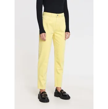 Sinsay - Džíny střihu high waist mom - žlutá - 1144F-10J - 1144F-10J-32