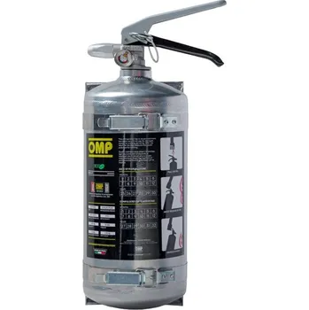 Hasicí přístroj OMP CB0-0324 ruční hasicí přístroj ecolife plus aluminium 2,4kg s FIA, stříbrný