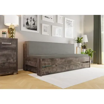 Ložnice Rozkládací postel Betka Dub Whiteriver šedohnědý Bombay 26