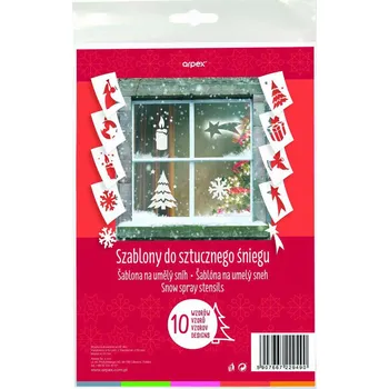 Vánoční dekorace Vánoční šablony 10 motivů