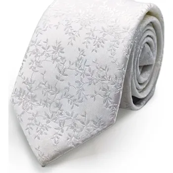 Kravata Prodloužená Kravata Carlo Cardini - bílá