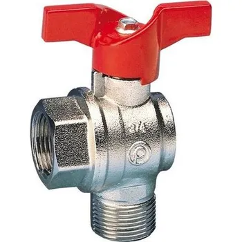 Ventil kul.roh. 1" MF motýl voda 59/1