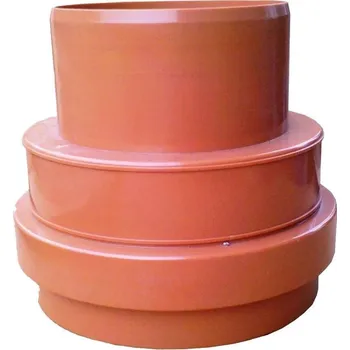 Kanalizační potrubí KG - KGUS přechod KAM/PVC 160 vč. "O" kroužku