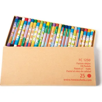 Olejové pastely, 25 barev