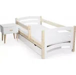 Dětská postel MELA 80 x 160 cm bílá/borovice