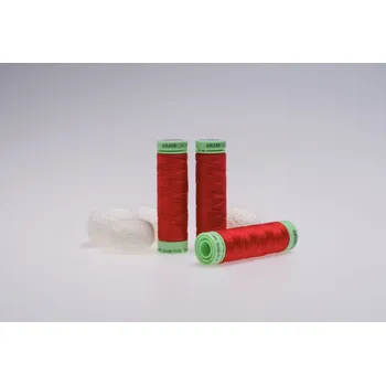 Nit Hedvábná nit, 50m, červená 0501, sartor.cz