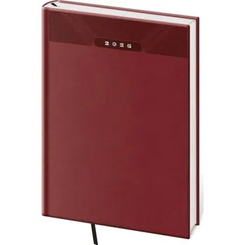 Diář Print Classic týdenní anglicky červený diář A5