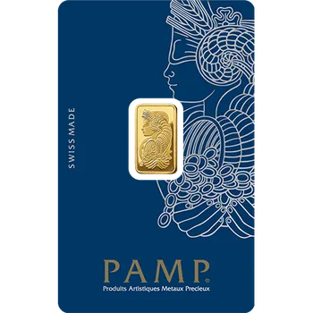PAMP Fortuna Zlatý slitek 2,5 g Švýcarsko