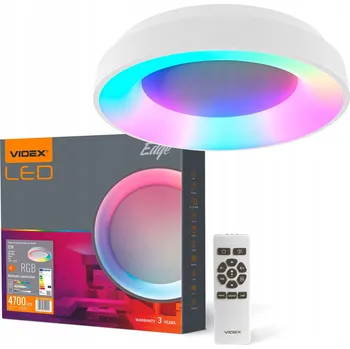 Stropní svítidlo Videx s integrovaným LED zdrojem, bílé