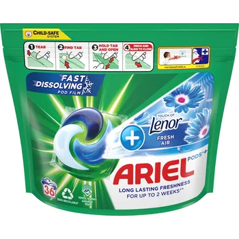 Prací prostředek Ariel All-in-1 PODS Kapsle na praní, 36 pracích dávek