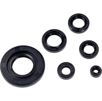 Těsnění pro motocykl Diverse / Import Sada gufer 6dílná černá pro Honda MT 5, 50, MB, MTX, MBX 80 MG00063124