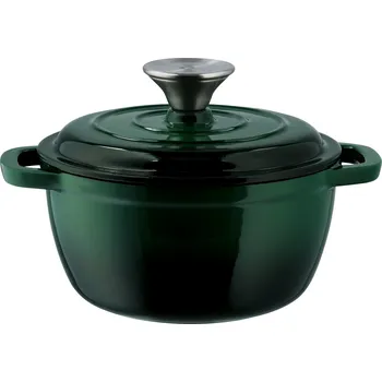 Hrnec SILVERCREST® Litinový hrnec, Ø 16 cm (zelená)