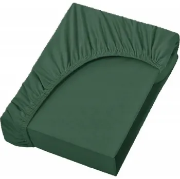 Prostěradlo PROSTĚRADLO S GUMOU LUXURY BAVLNĚNÝ SATÉN 120X200CM ZELENÉ