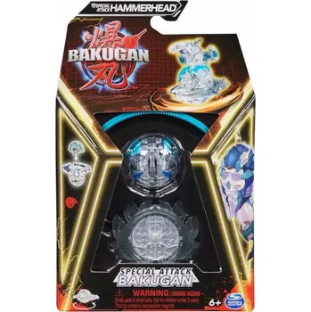 Figurka BAKUGAN 3.0 SPECIÁLNÍ ÚTOK SPIN MASTER FIGURKA DIAMANTOVÝ MISFIT HAMMERHEAD