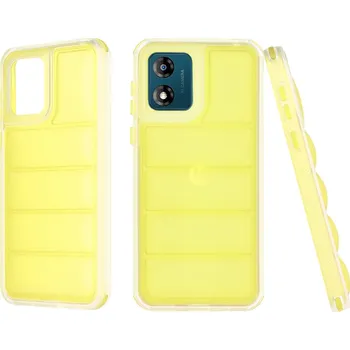 Pouzdro na mobilní telefon Techsuit Wave Shield Motorola Moto E13 Žlutý