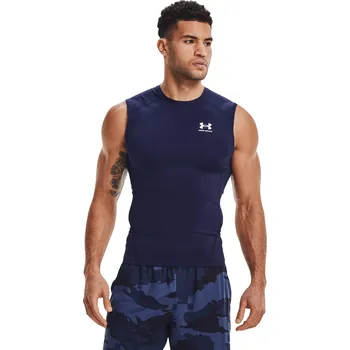 Pánské tílko Pánské kompresní tílko Under Armour HG Armour Comp SL Under Armour modrá 3043849