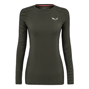 Pánské oblečení Salewa CRISTALLO WARM AMR TEE W 40/34 zelená - 10 % pro přihlášené BFEXTRA10