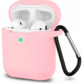 Příslušenství pro sluchátka Pouzdro s klopou Vanfone pro Apple AirPods 1, Apple AirPods 2 růžové