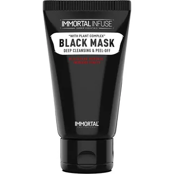 Pleťová maska Černá slupovací maska na obličej IMMORTAL Infuse Black peel off & cleansing mask 150 ml