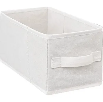 Úložný box Organizér W5, úložný box 28x13,5x26cm - BÍLÝ 2 ks (62/G-377)